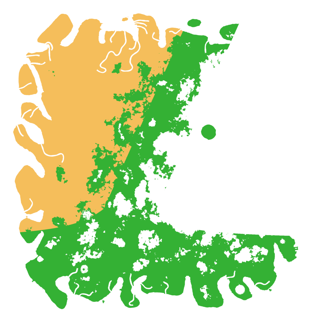Biome Rust Map: Procedural Map, Size: 6000, Seed: 1024