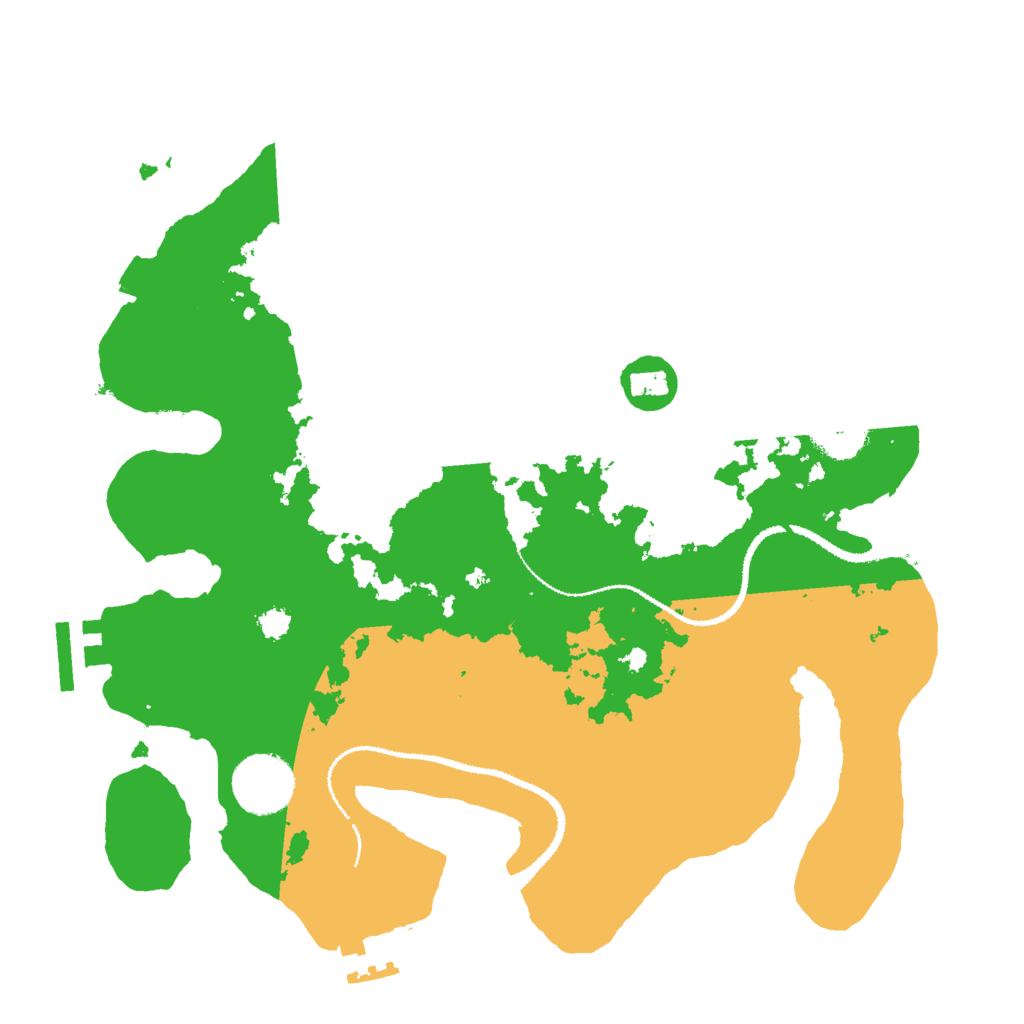 Biome Rust Map: Procedural Map, Size: 3000, Seed: 904380