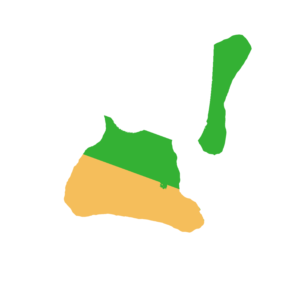 Biome Rust Map: Barren, Size: 1600, Seed: 5353