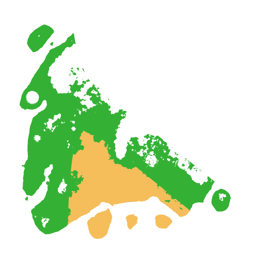 Biome Rust Map: Procedural Map, Size: 3500, Seed: 289808945