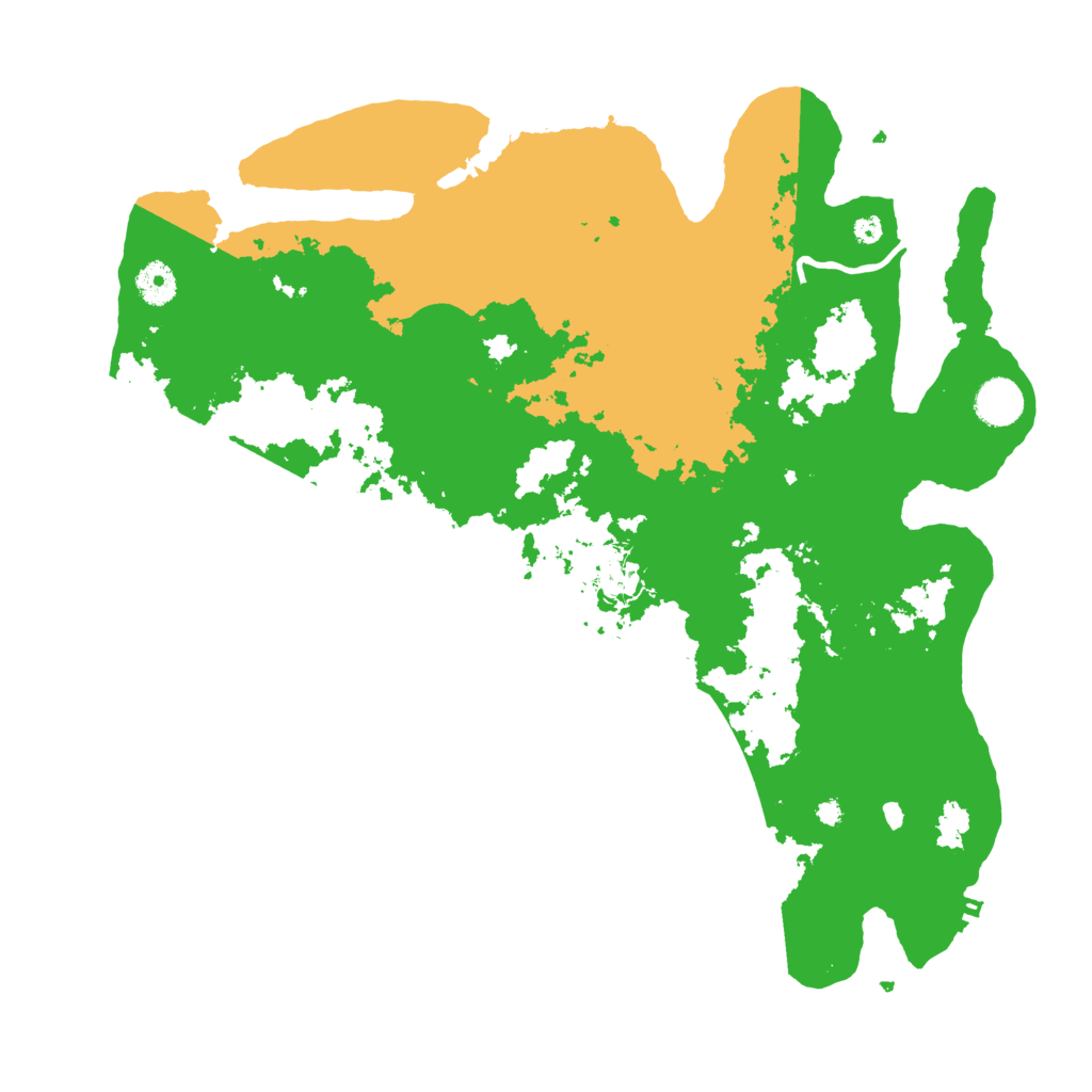 Biome Rust Map: Procedural Map, Size: 4000, Seed: 3218