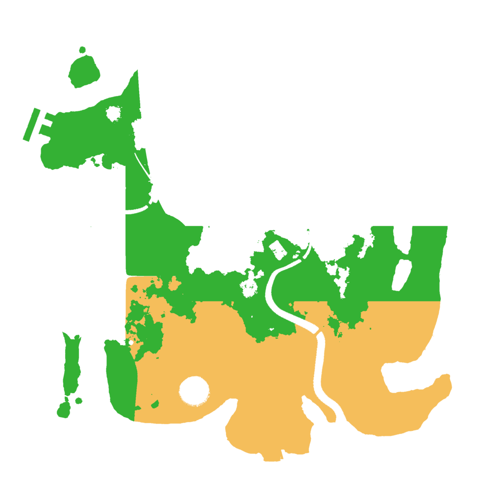 Biome Rust Map: Procedural Map, Size: 3000, Seed: 684578