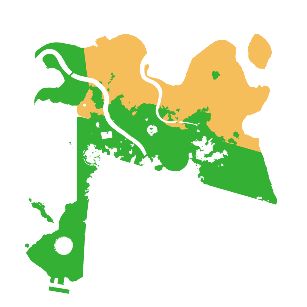 Biome Rust Map: Procedural Map, Size: 3000, Seed: 330394