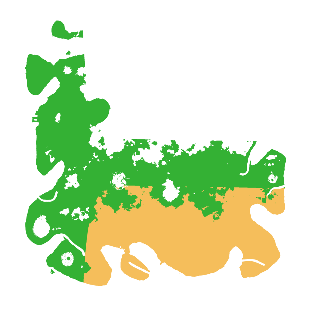 Biome Rust Map: Procedural Map, Size: 3500, Seed: 43058302