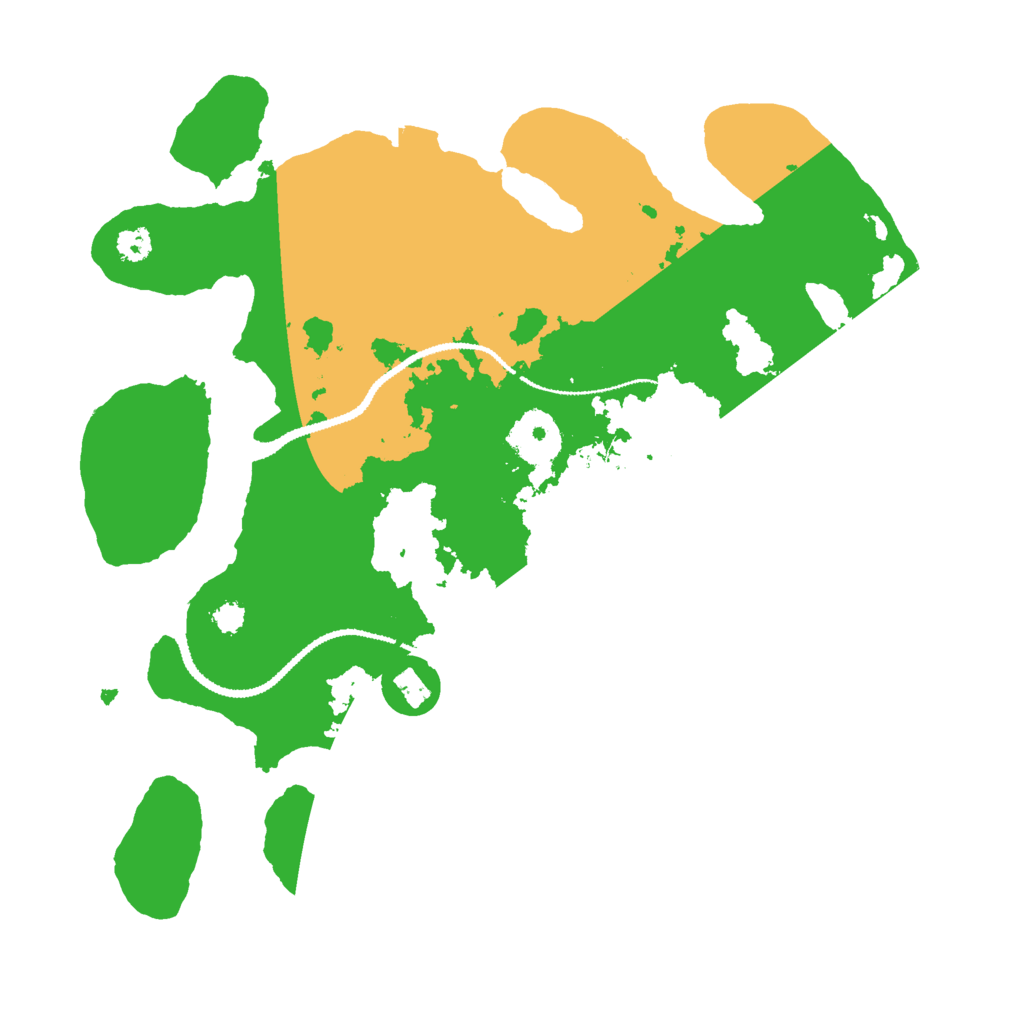 Biome Rust Map: Procedural Map, Size: 3000, Seed: 2022091701