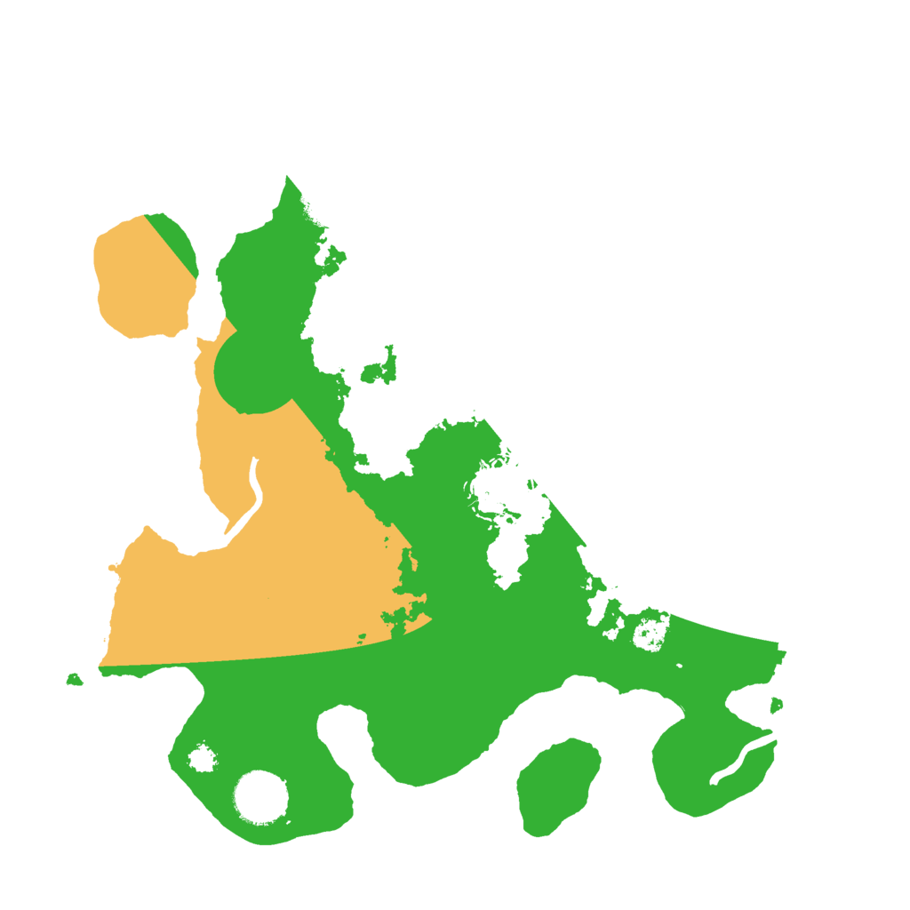 Biome Rust Map: Procedural Map, Size: 3000, Seed: 147968396