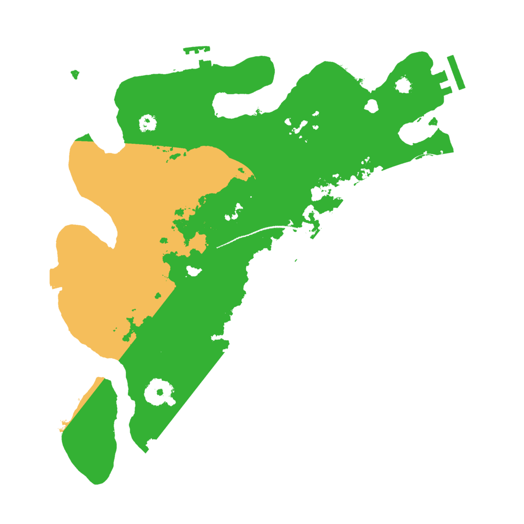 Biome Rust Map: Procedural Map, Size: 3000, Seed: 15993