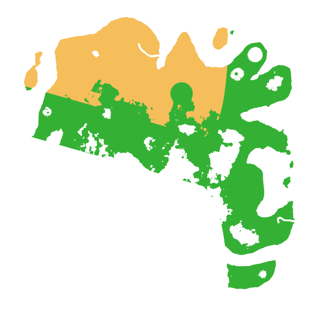 Biome Rust Map: Procedural Map, Size: 3700, Seed: 1360274704