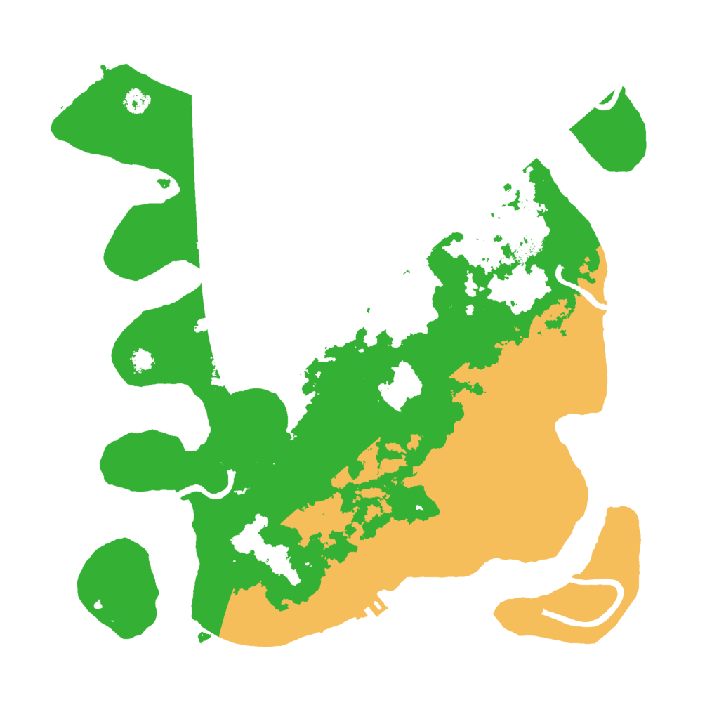 Biome Rust Map: Procedural Map, Size: 3000, Seed: 1317603555