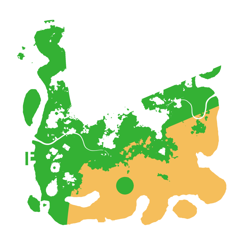 Biome Rust Map: Procedural Map, Size: 3650, Seed: 440556838