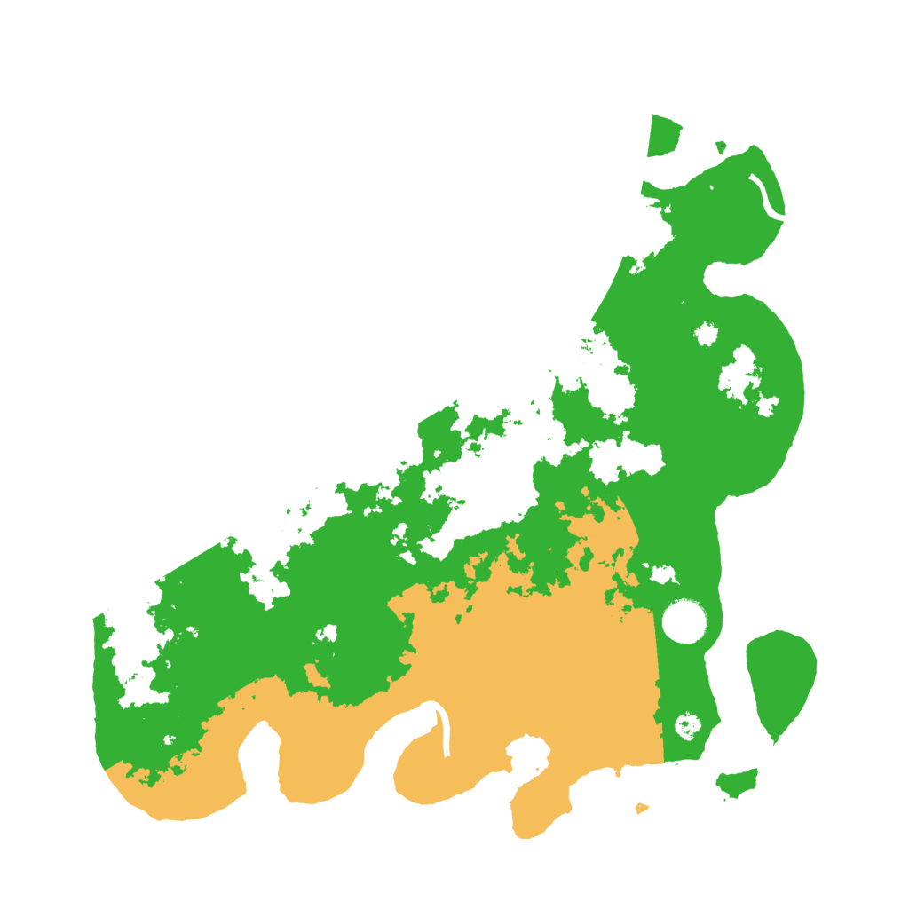 Biome Rust Map: Procedural Map, Size: 3650, Seed: 420420