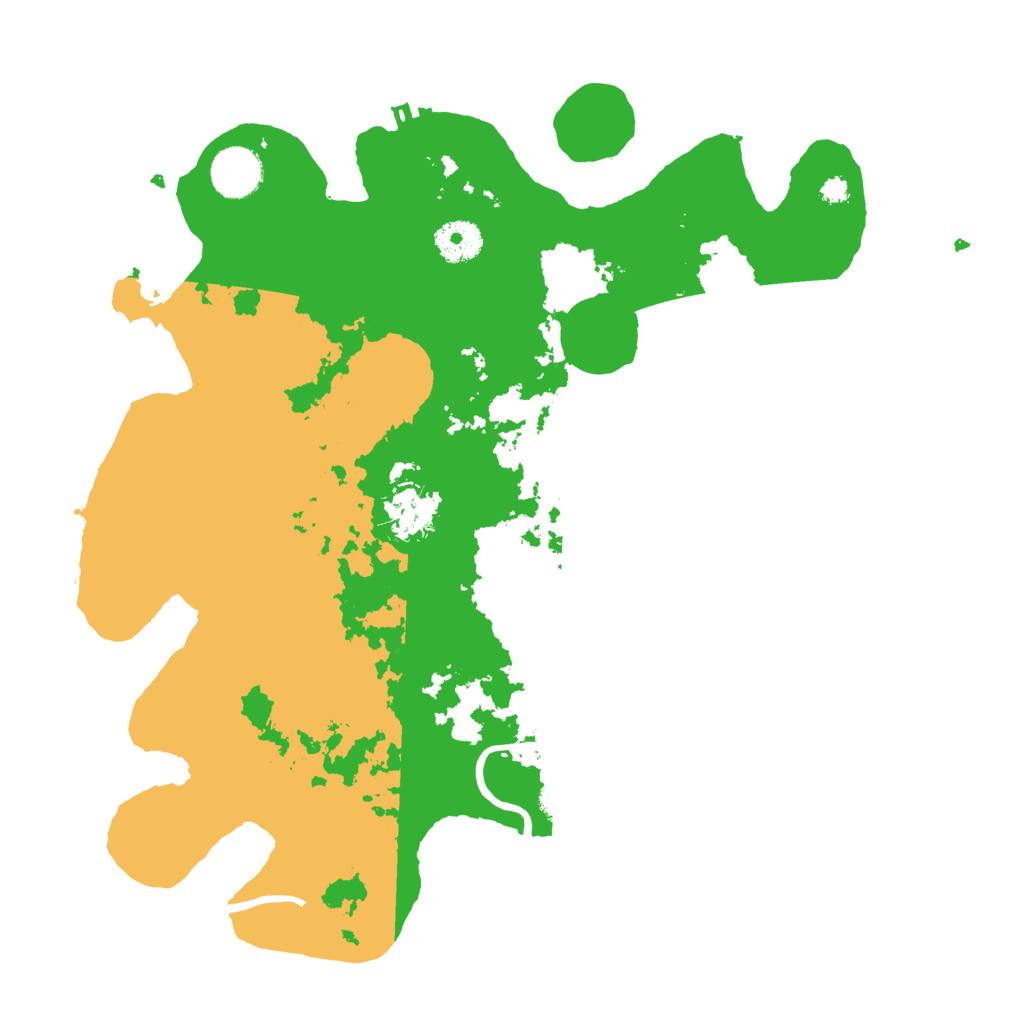 Biome Rust Map: Procedural Map, Size: 3500, Seed: 8301840