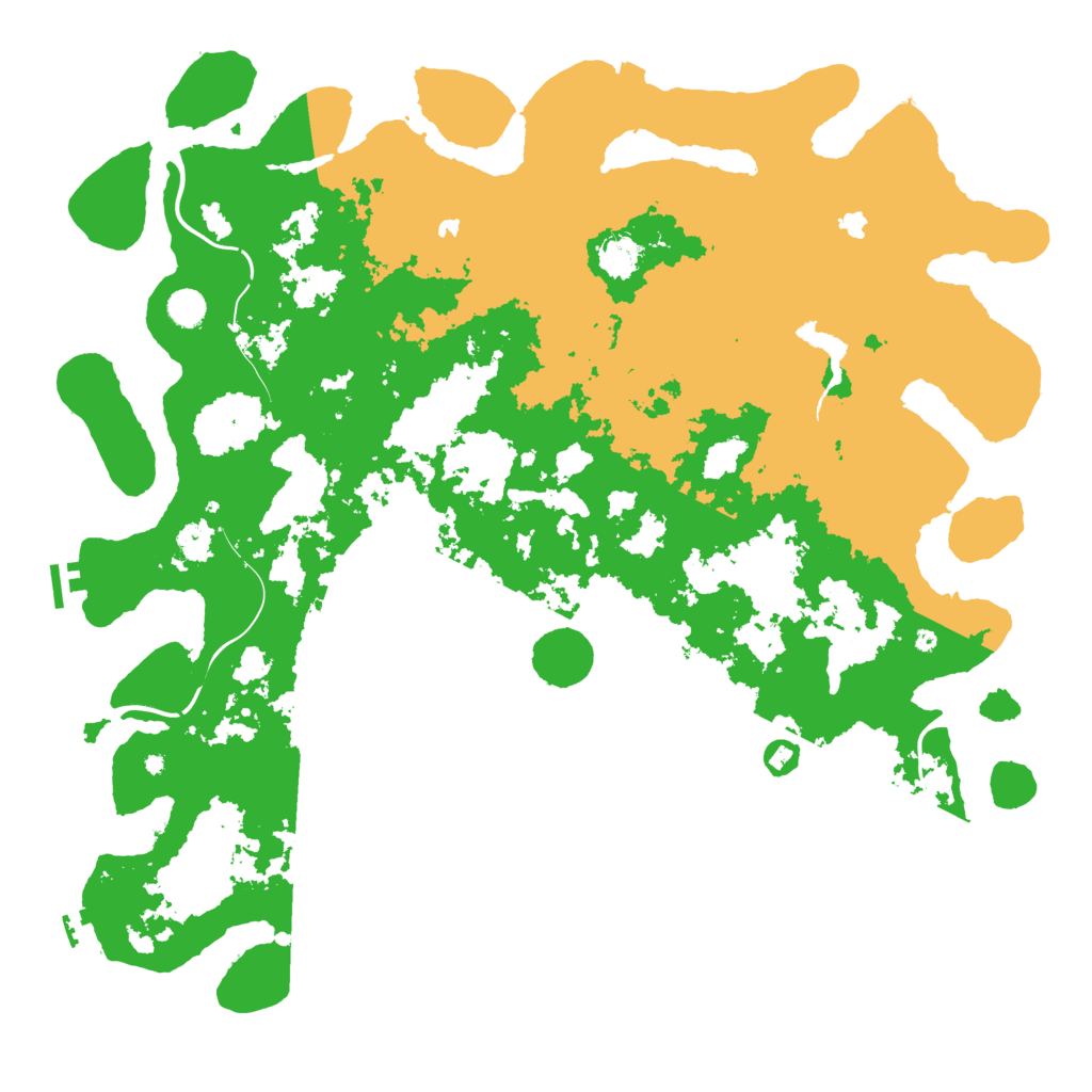 Biome Rust Map: Procedural Map, Size: 5000, Seed: 202208301
