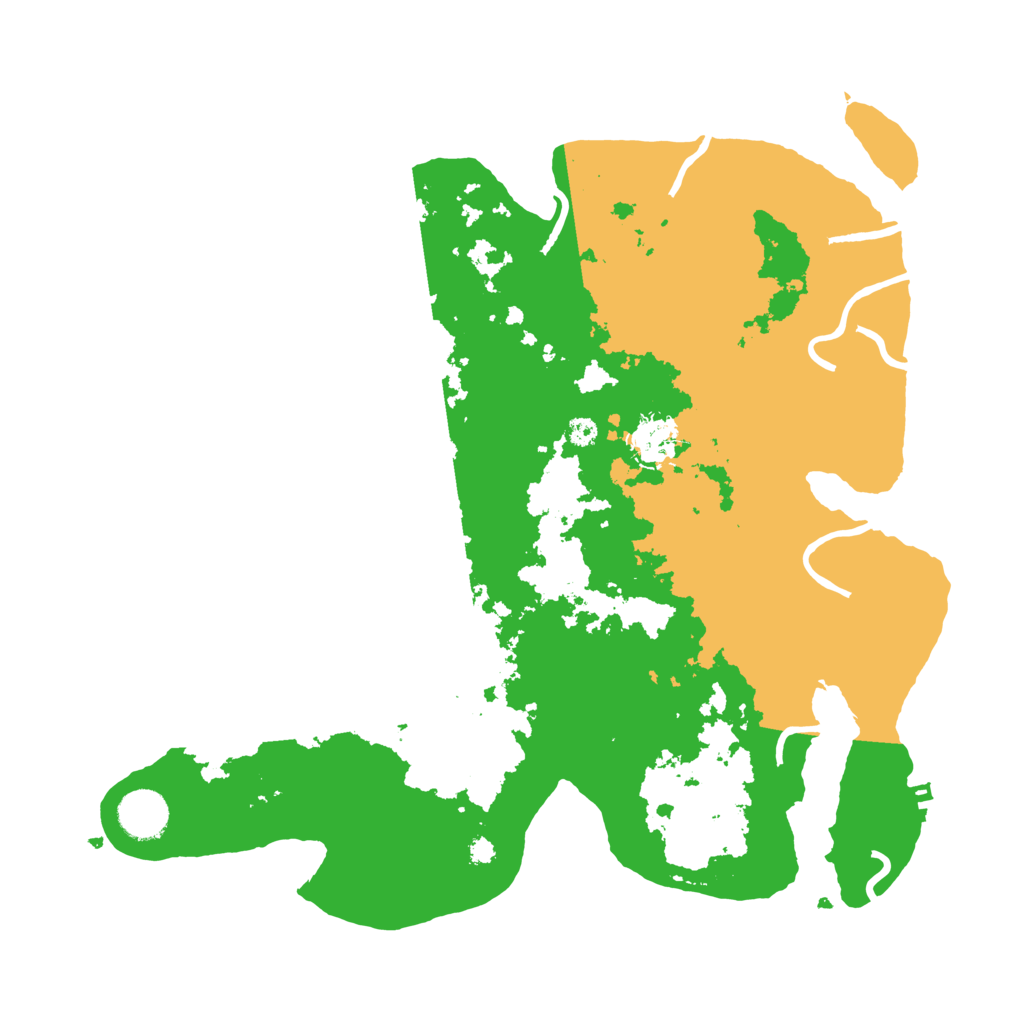 Biome Rust Map: Procedural Map, Size: 3600, Seed: 1092323292
