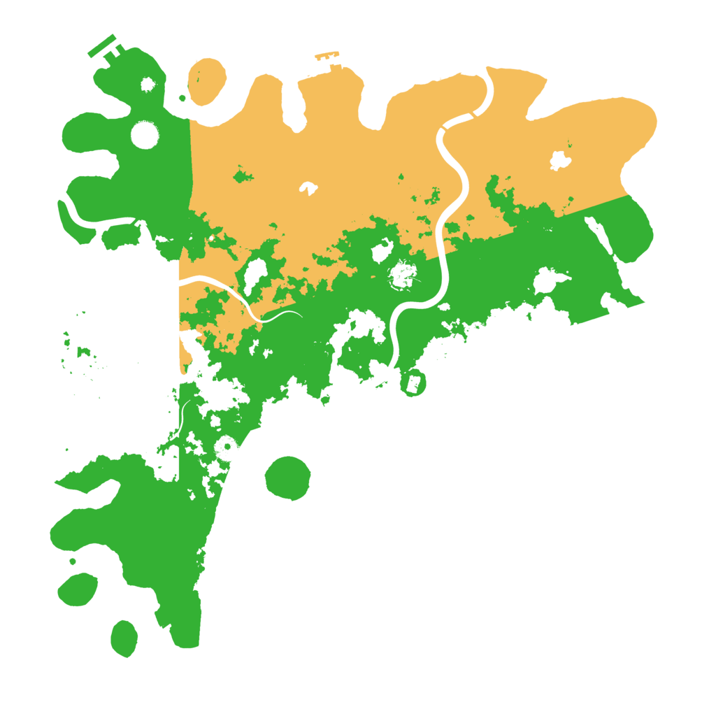 Biome Rust Map: Procedural Map, Size: 4500, Seed: 19890604