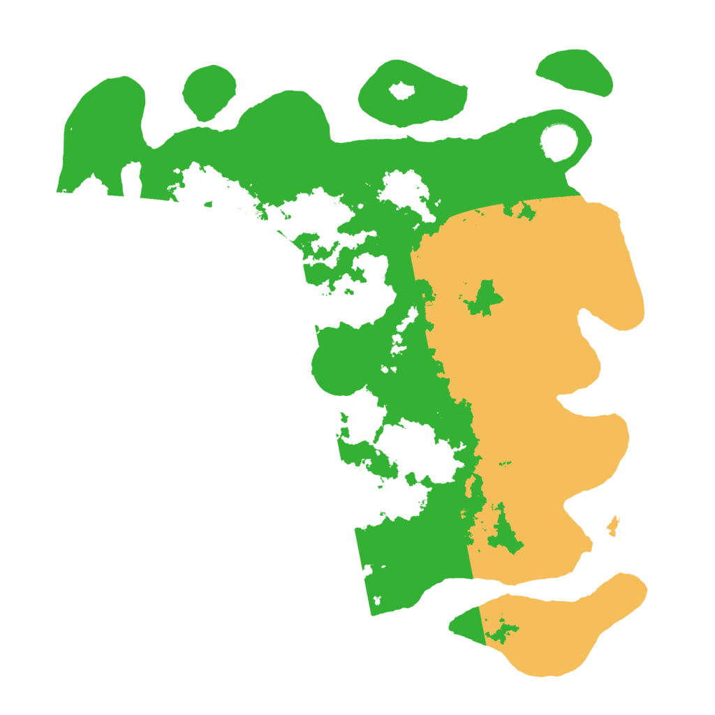 Biome Rust Map: Barren, Size: 3500, Seed: 957687014