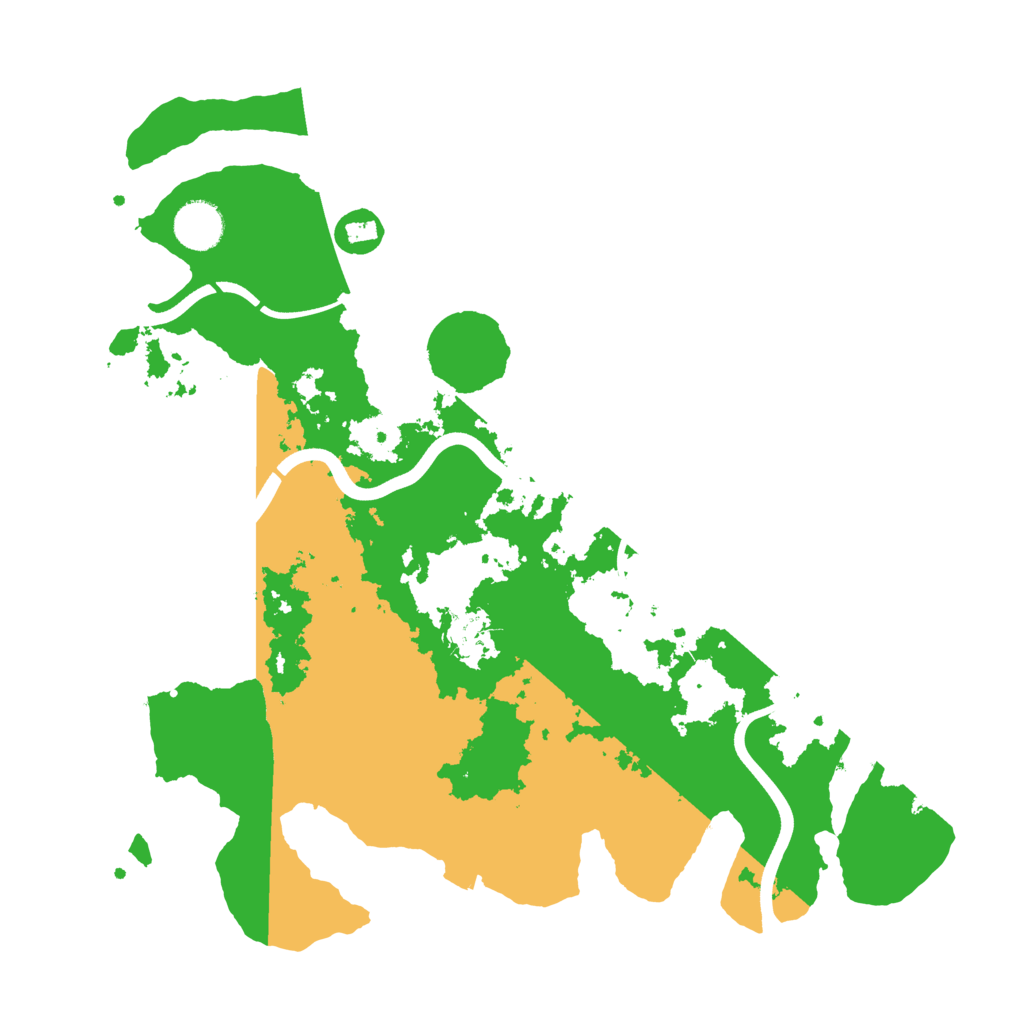 Biome Rust Map: Procedural Map, Size: 3666, Seed: 24