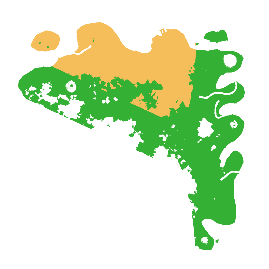Biome Rust Map: Procedural Map, Size: 3666, Seed: 33