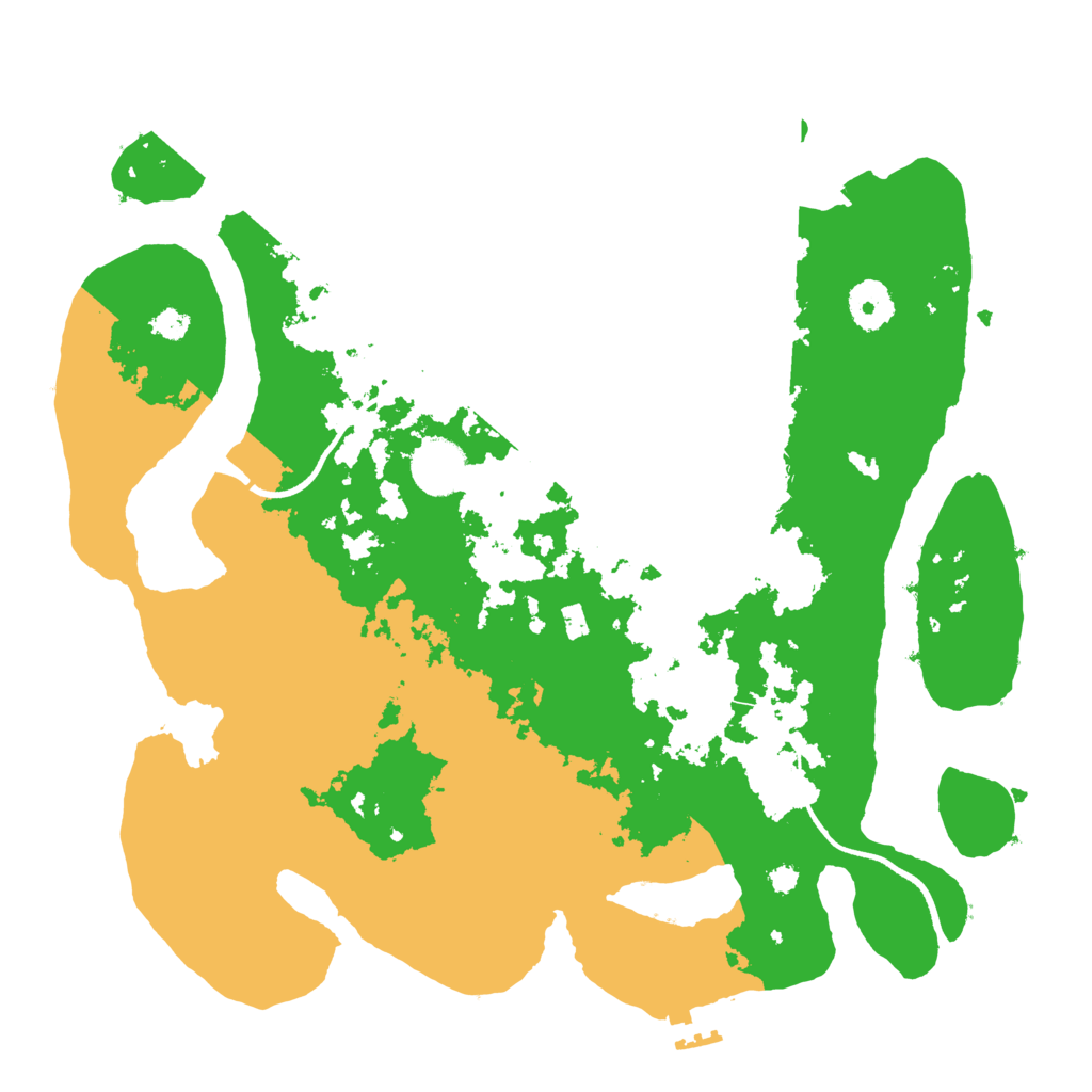 Biome Rust Map: Procedural Map, Size: 3500, Seed: 1640450316