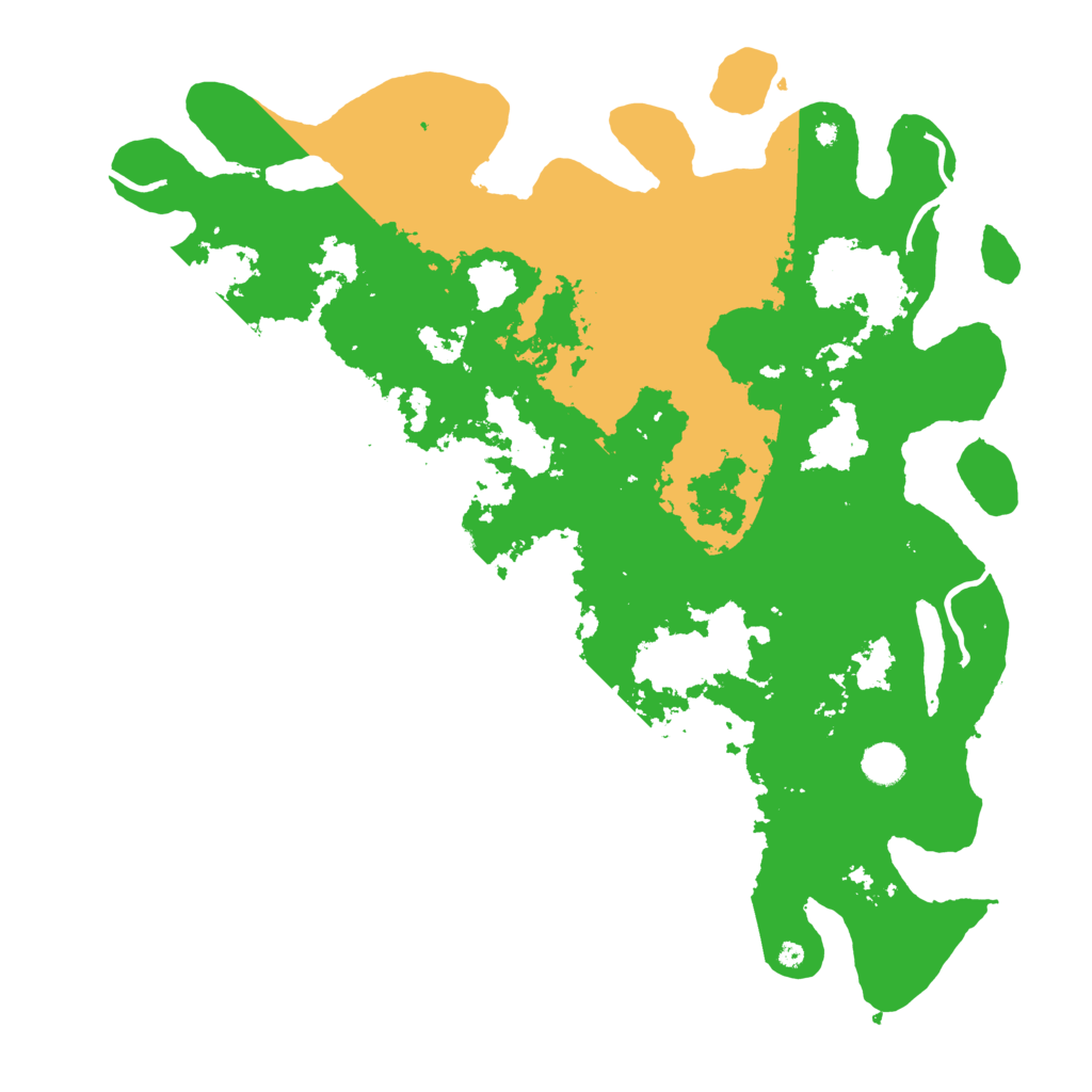 Biome Rust Map: Procedural Map, Size: 4500, Seed: 654558