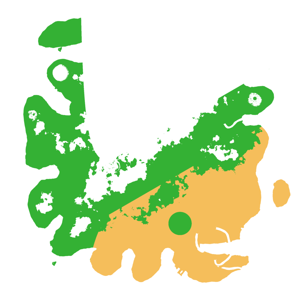 Biome Rust Map: Procedural Map, Size: 3500, Seed: 1036581660