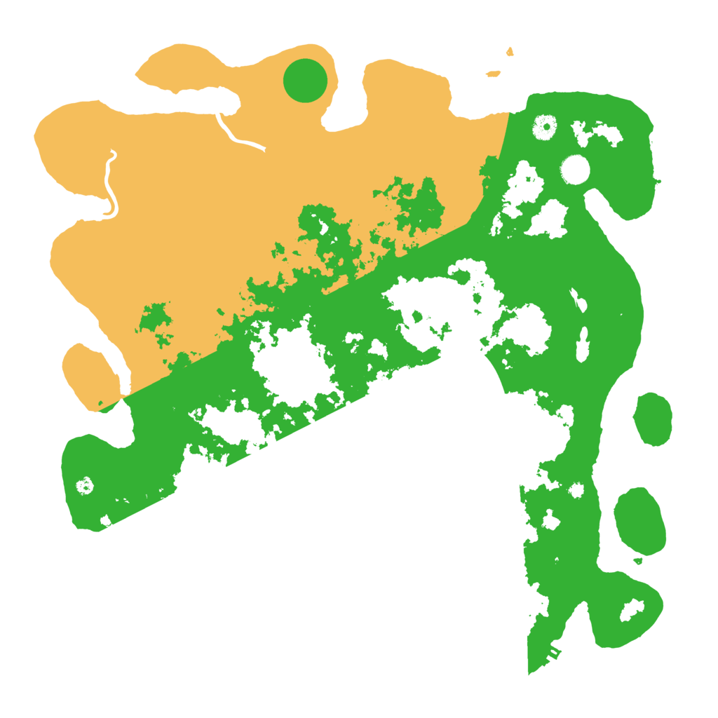 Biome Rust Map: Procedural Map, Size: 4301, Seed: 1000000