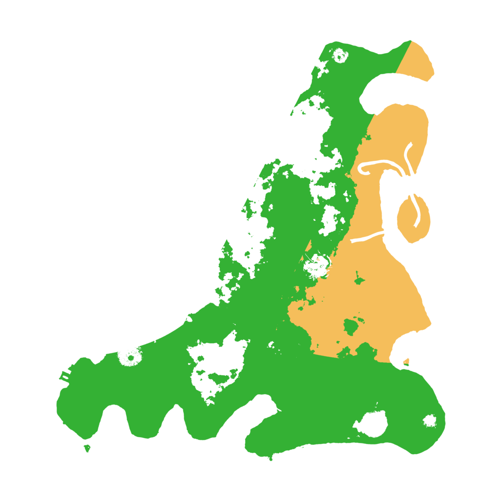 Biome Rust Map: Procedural Map, Size: 3500, Seed: 13385683