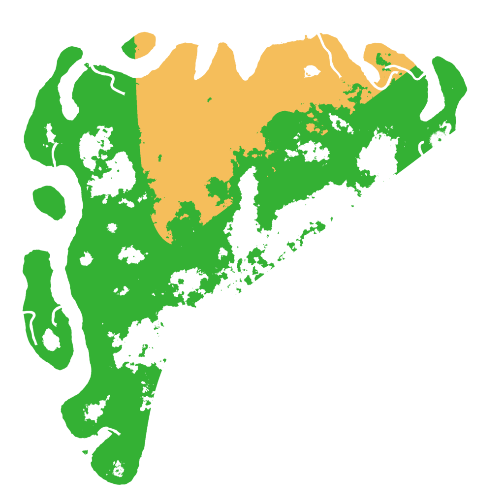 Biome Rust Map: Procedural Map, Size: 4800, Seed: 267128