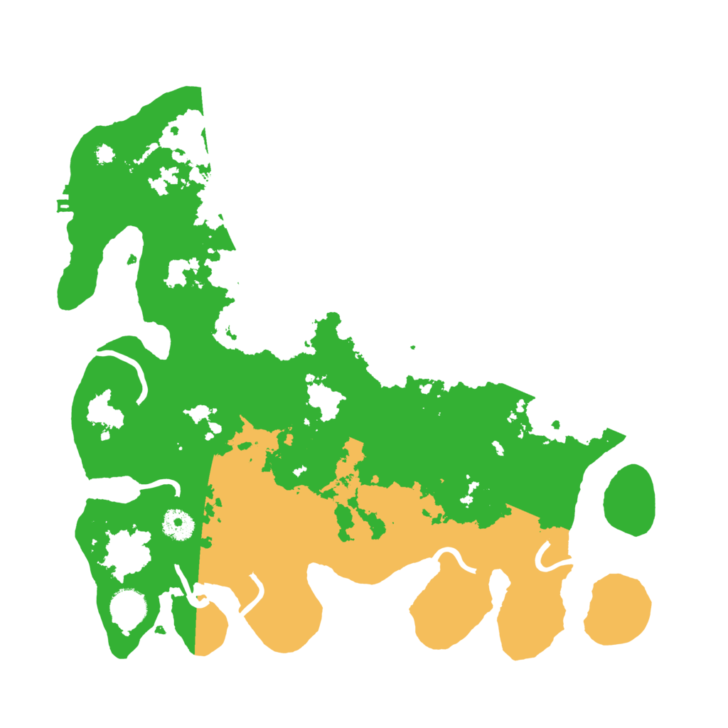Biome Rust Map: Procedural Map, Size: 3500, Seed: 837352197