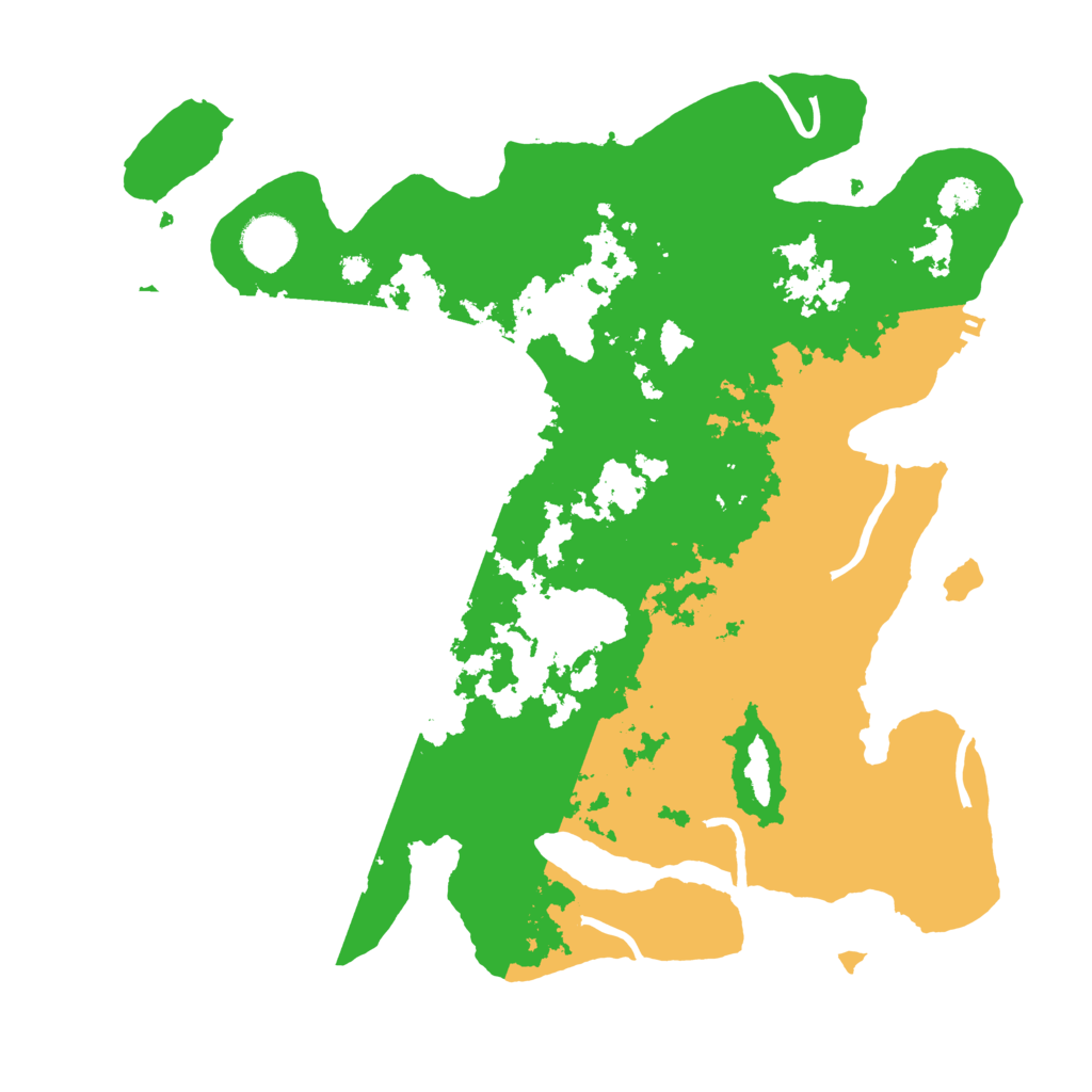 Biome Rust Map: Procedural Map, Size: 3500, Seed: 217811184