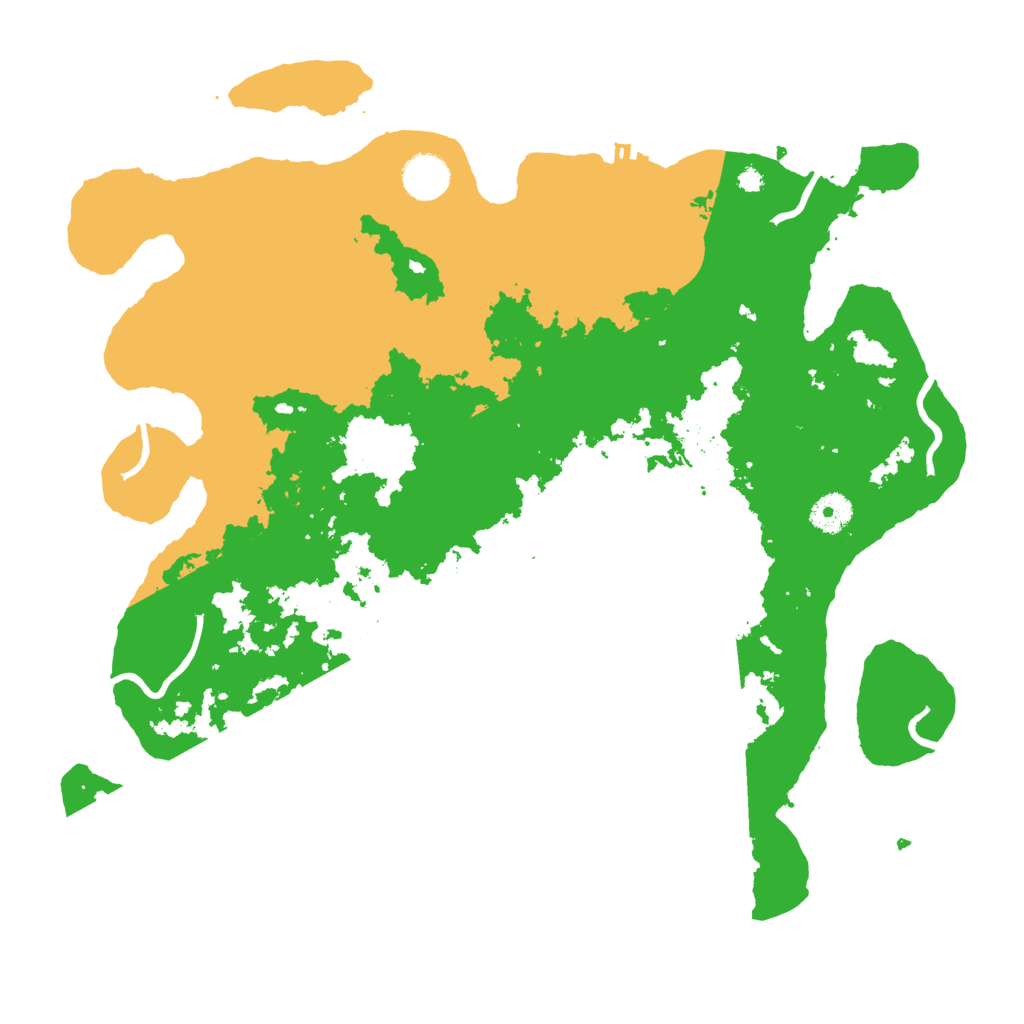 Biome Rust Map: Procedural Map, Size: 3850, Seed: 261197974