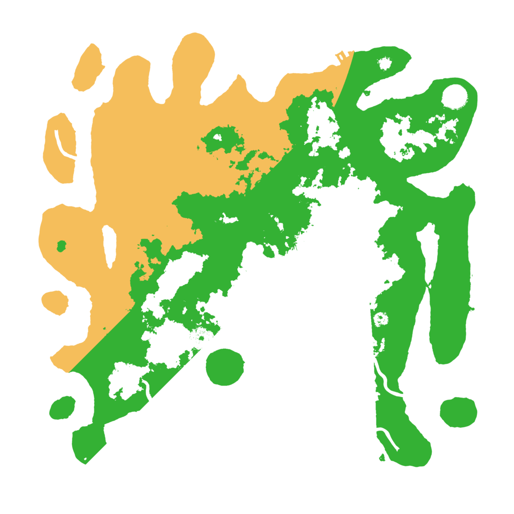 Biome Rust Map: Procedural Map, Size: 3666, Seed: 666