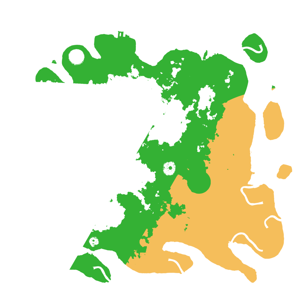 Biome Rust Map: Procedural Map, Size: 3500, Seed: 8929922