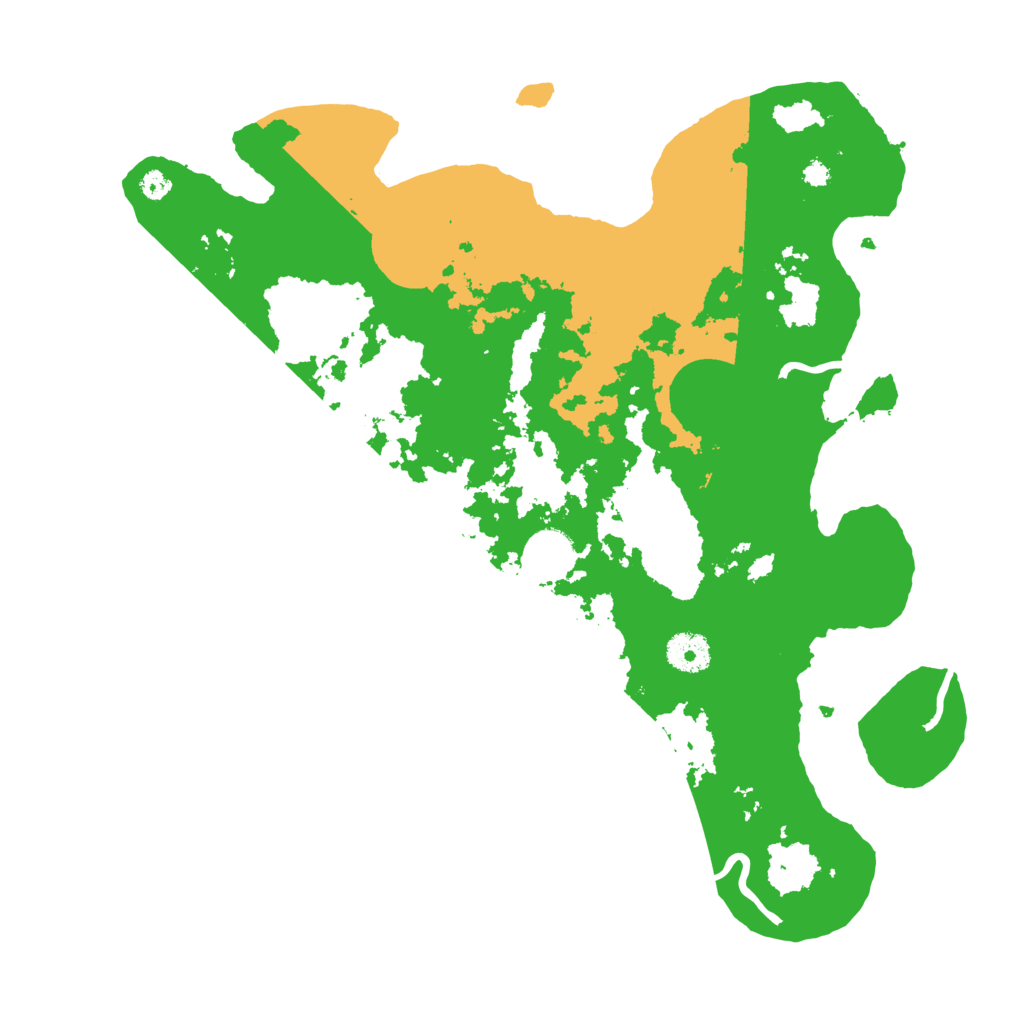 Biome Rust Map: Procedural Map, Size: 3666, Seed: 101