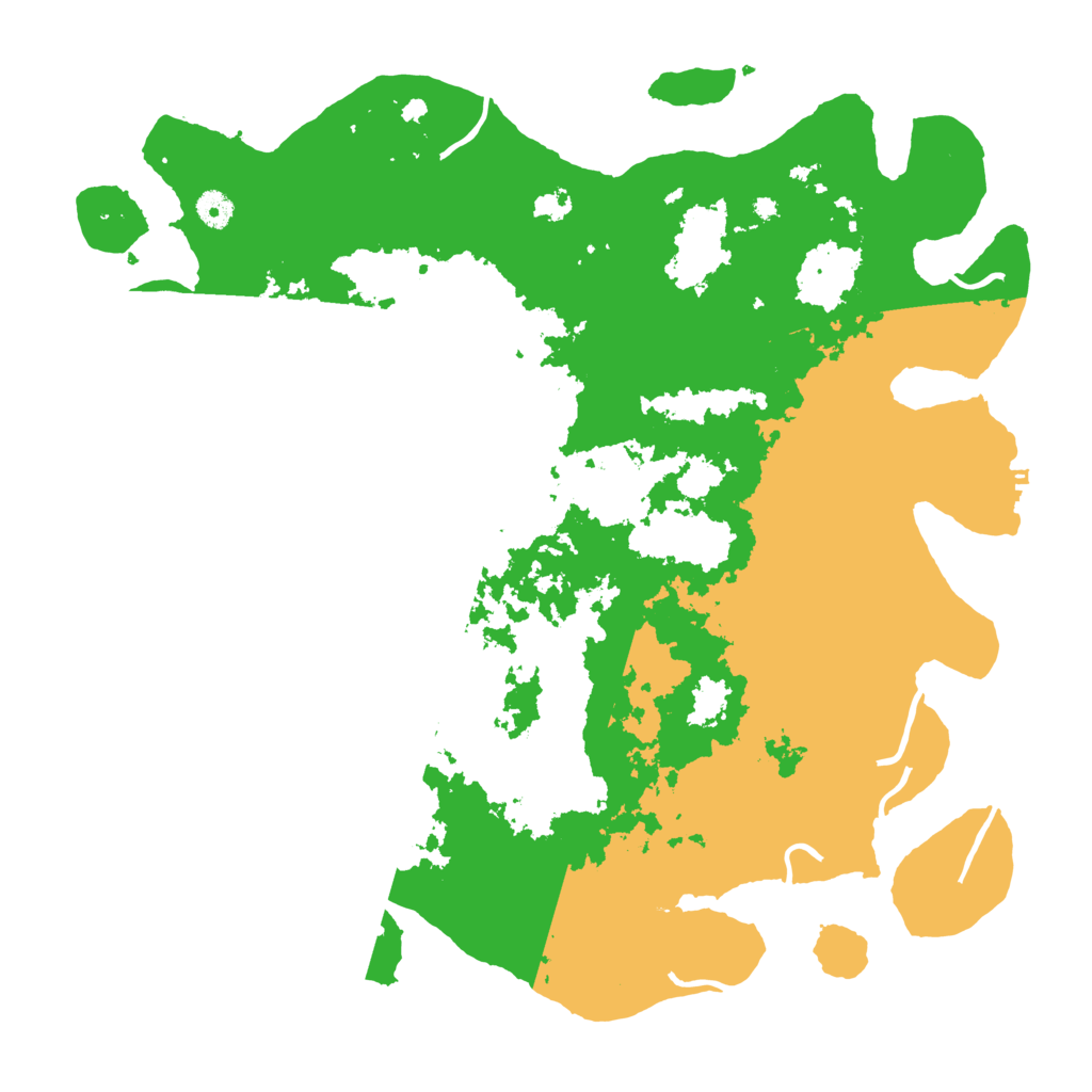 Biome Rust Map: Procedural Map, Size: 4500, Seed: 153487