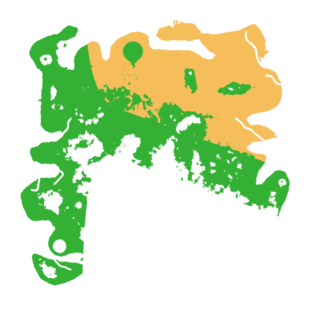 Biome Rust Map: Procedural Map, Size: 4100, Seed: 1639380716