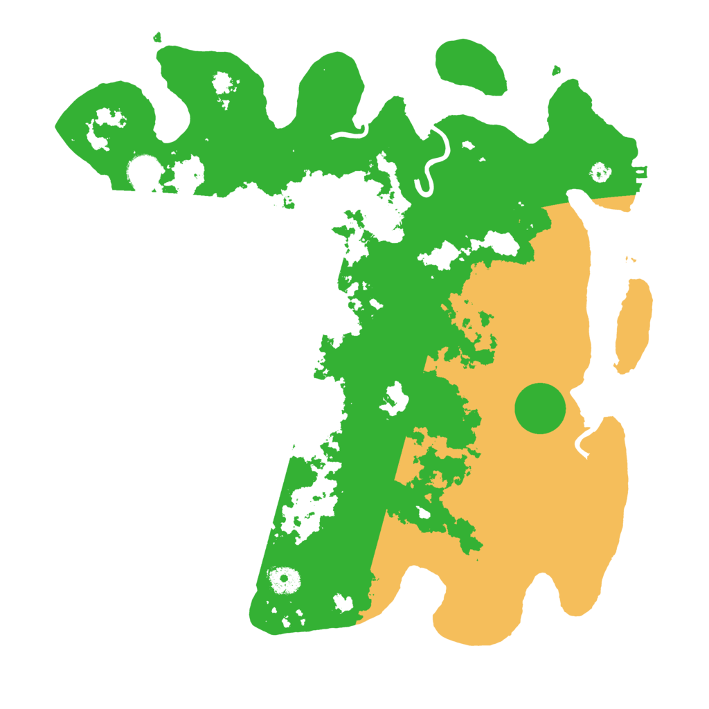 Biome Rust Map: Procedural Map, Size: 3666, Seed: 360