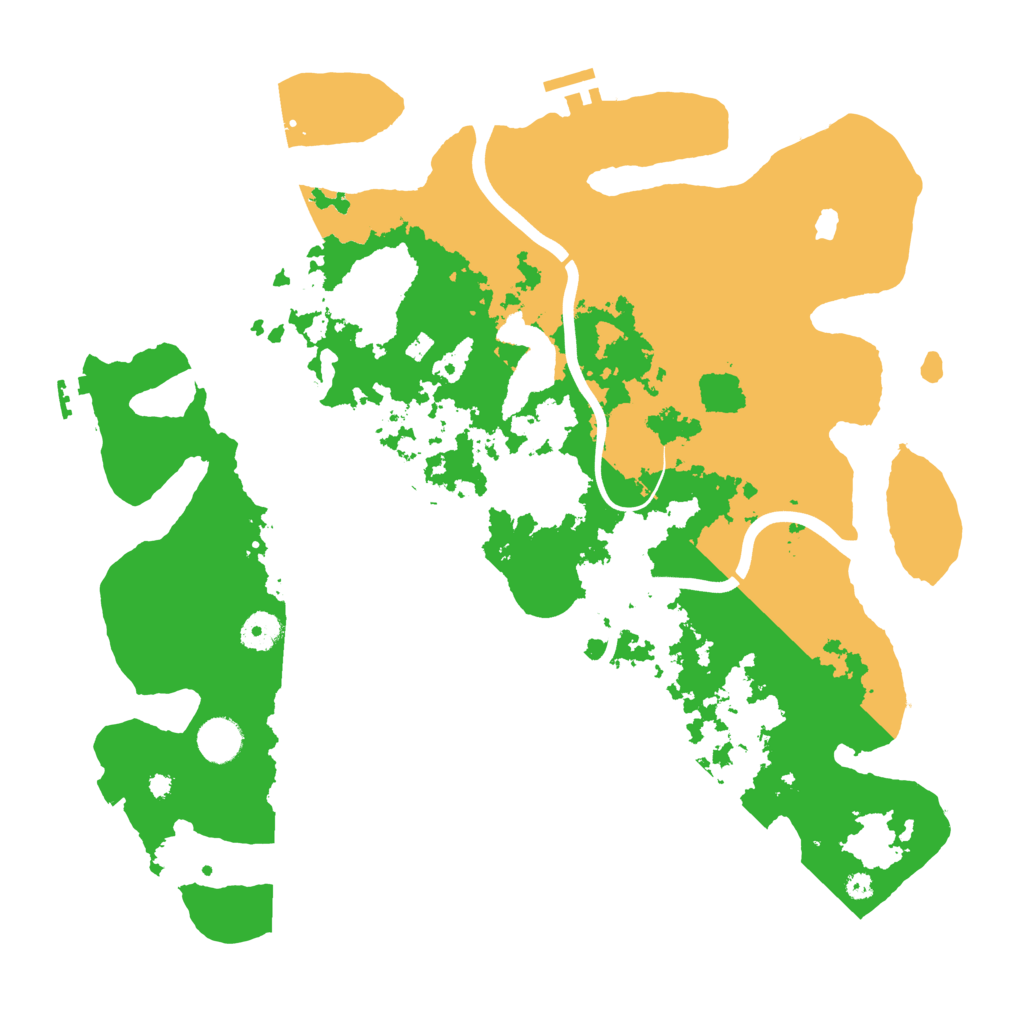 Biome Rust Map: Procedural Map, Size: 4000, Seed: 25145879