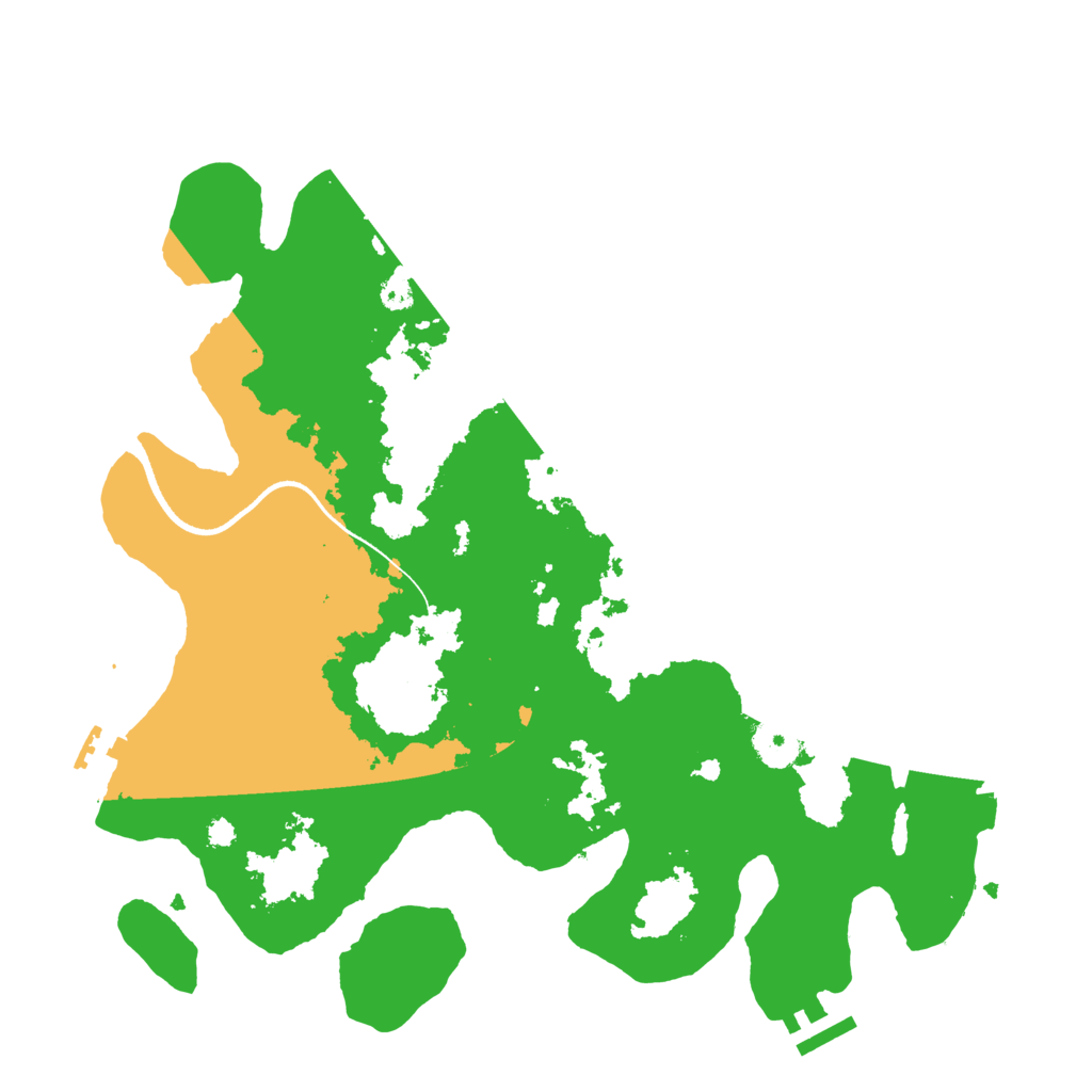 Biome Rust Map: Procedural Map, Size: 3500, Seed: 436327598