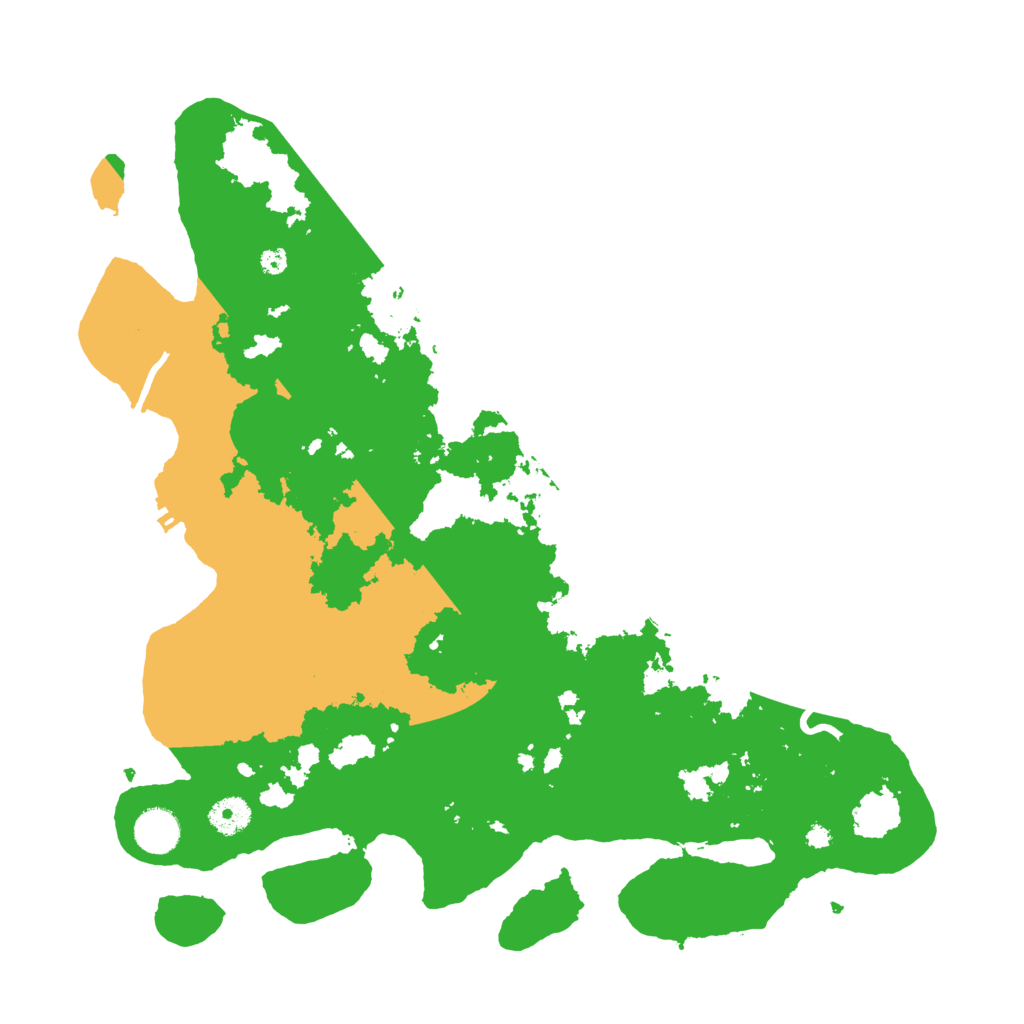 Biome Rust Map: Procedural Map, Size: 3950, Seed: 52989956