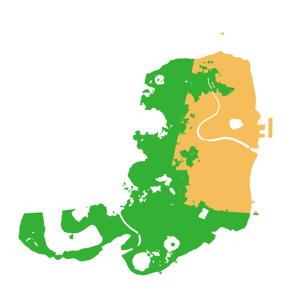 Biome Rust Map: Procedural Map, Size: 3000, Seed: 380712639