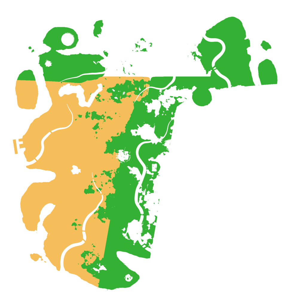 Biome Rust Map: Procedural Map, Size: 4250, Seed: 1242831219