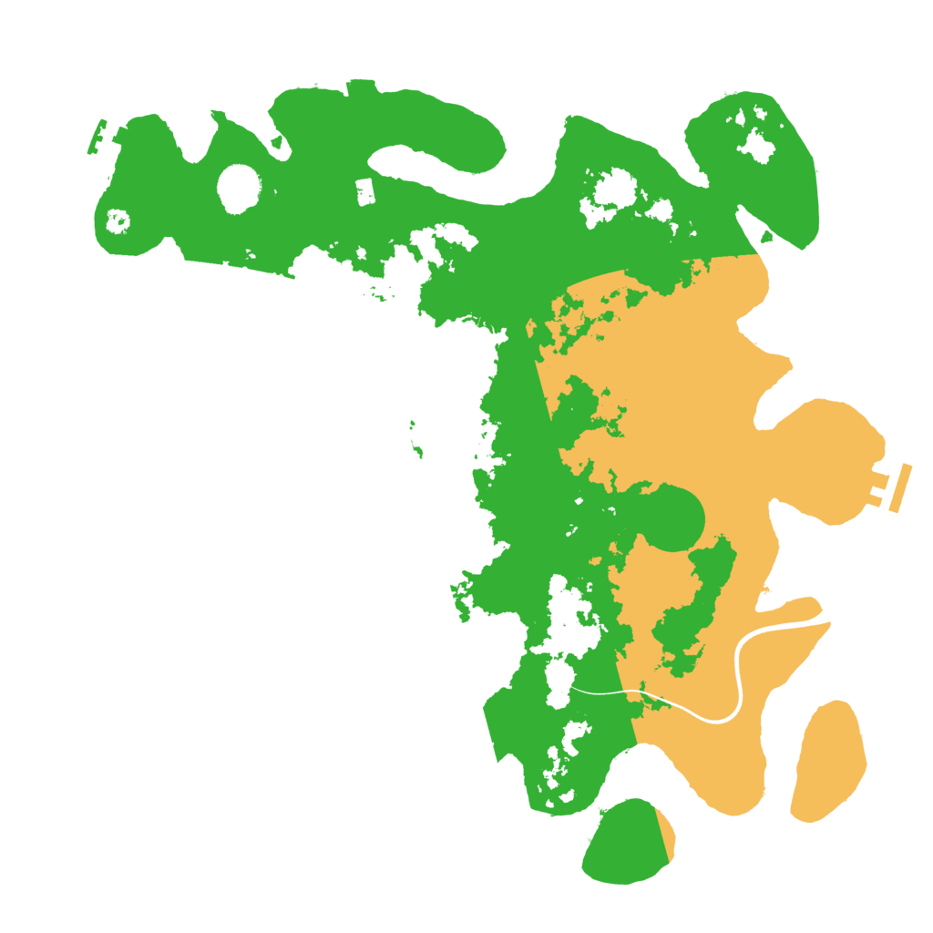Biome Rust Map: Procedural Map, Size: 3800, Seed: 40669696