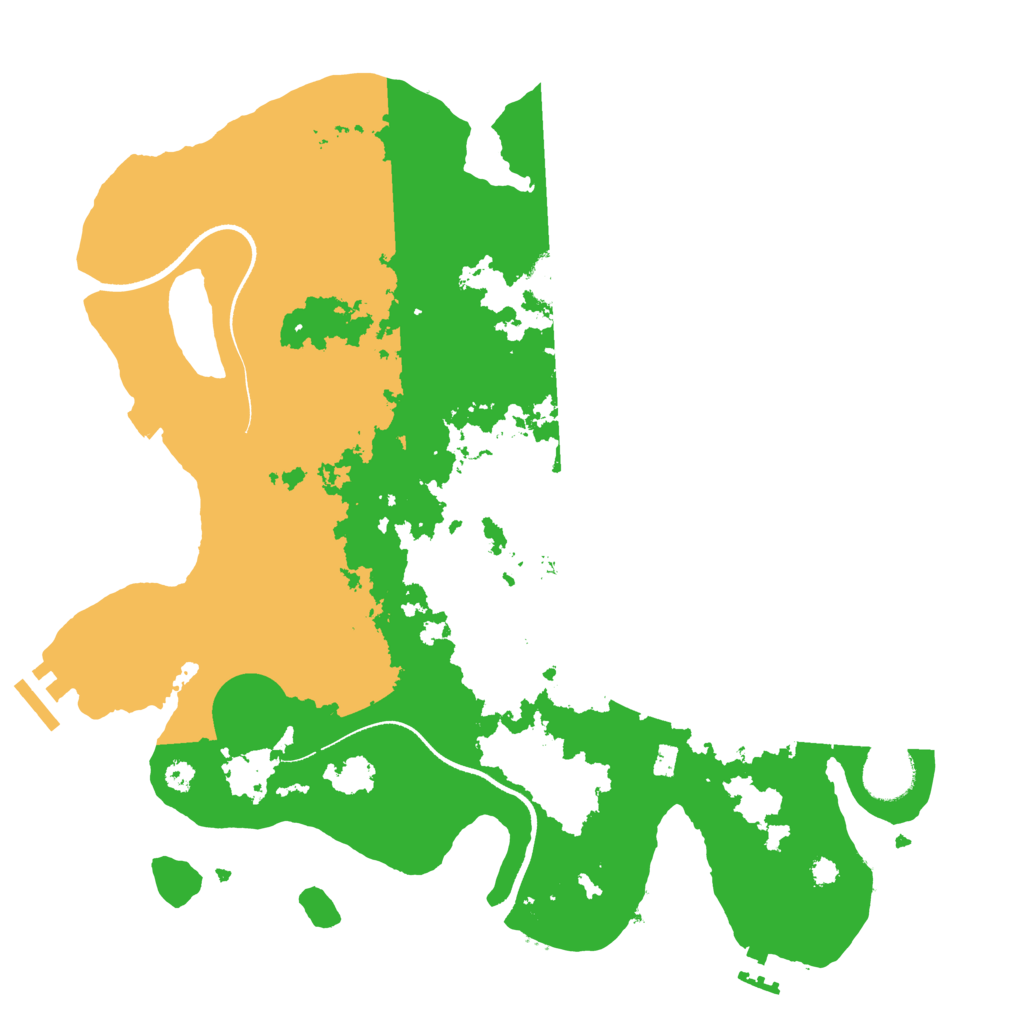 Biome Rust Map: Procedural Map, Size: 3500, Seed: 451699086