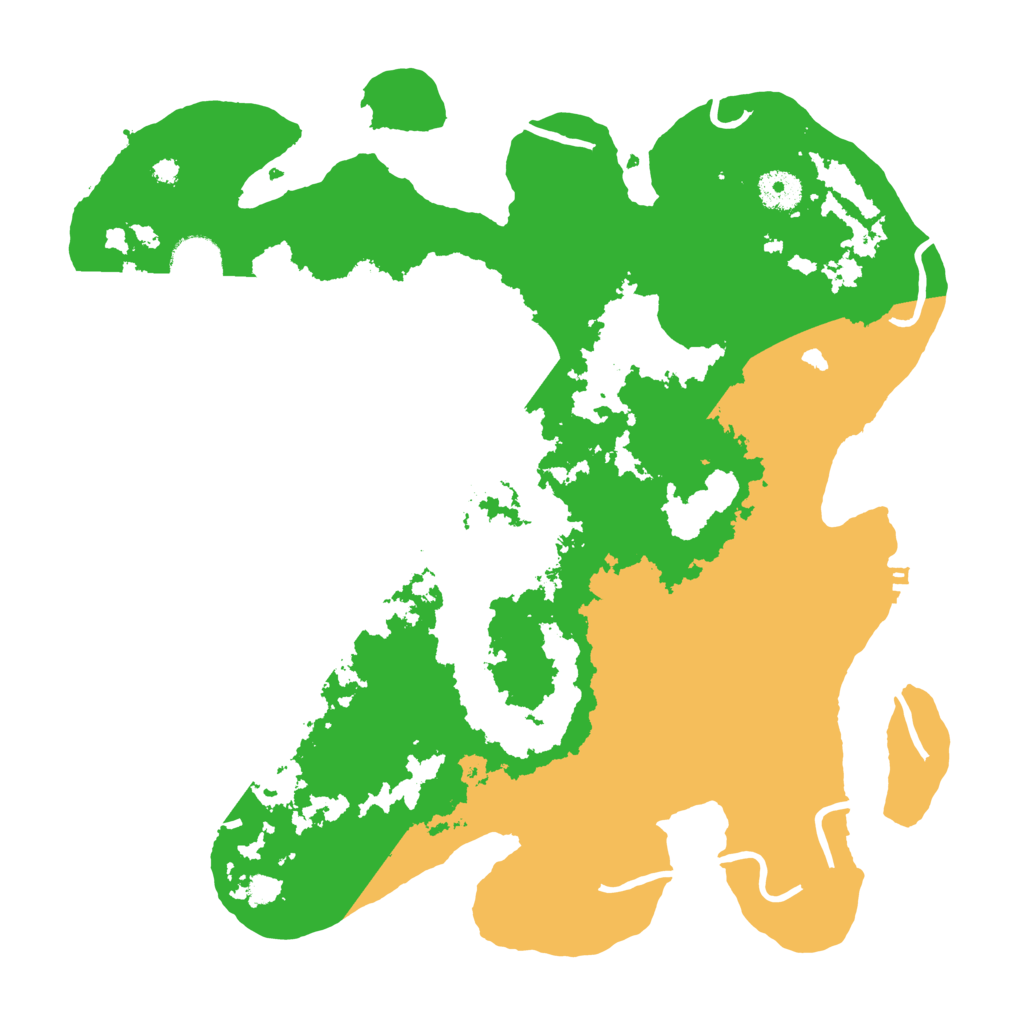 Biome Rust Map: Procedural Map, Size: 3691, Seed: 2707