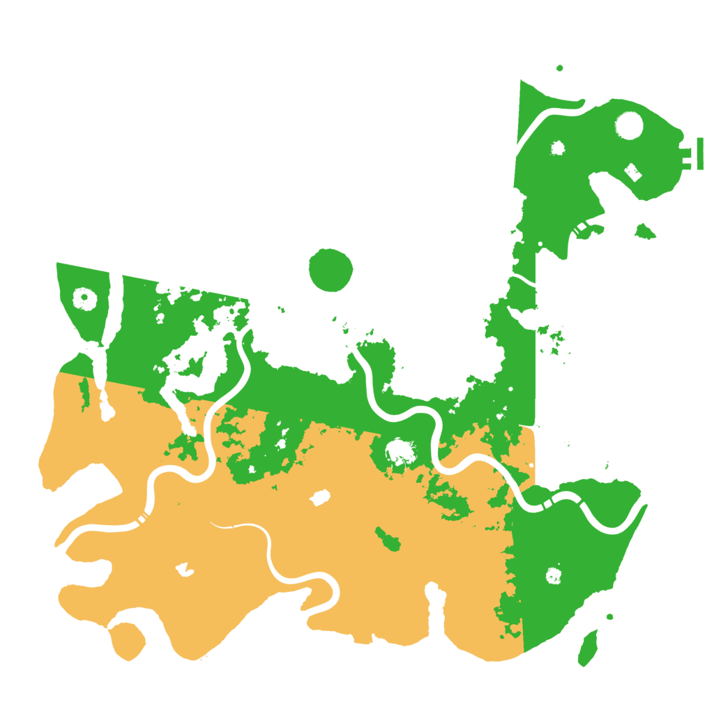 Biome Rust Map: Procedural Map, Size: 4500, Seed: 1794396986