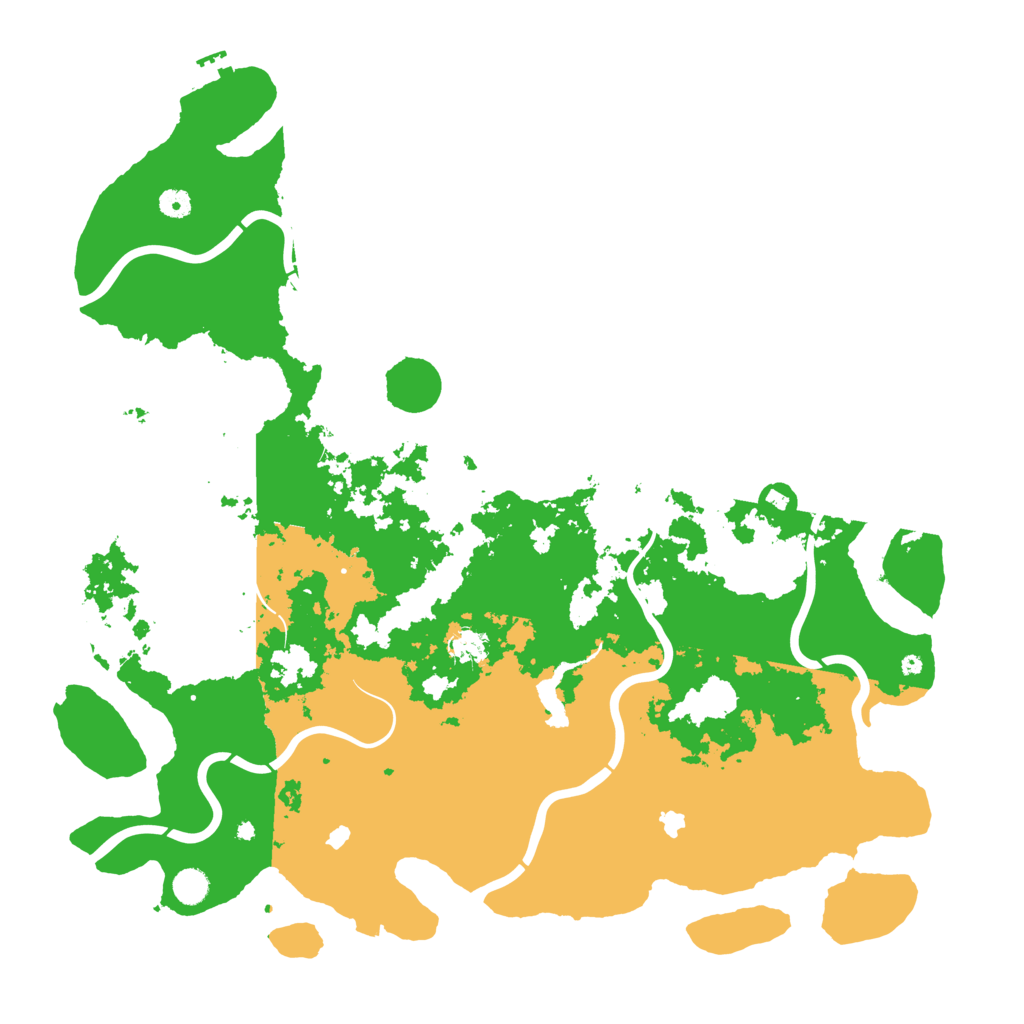 Biome Rust Map: Procedural Map, Size: 5000, Seed: 1058104675