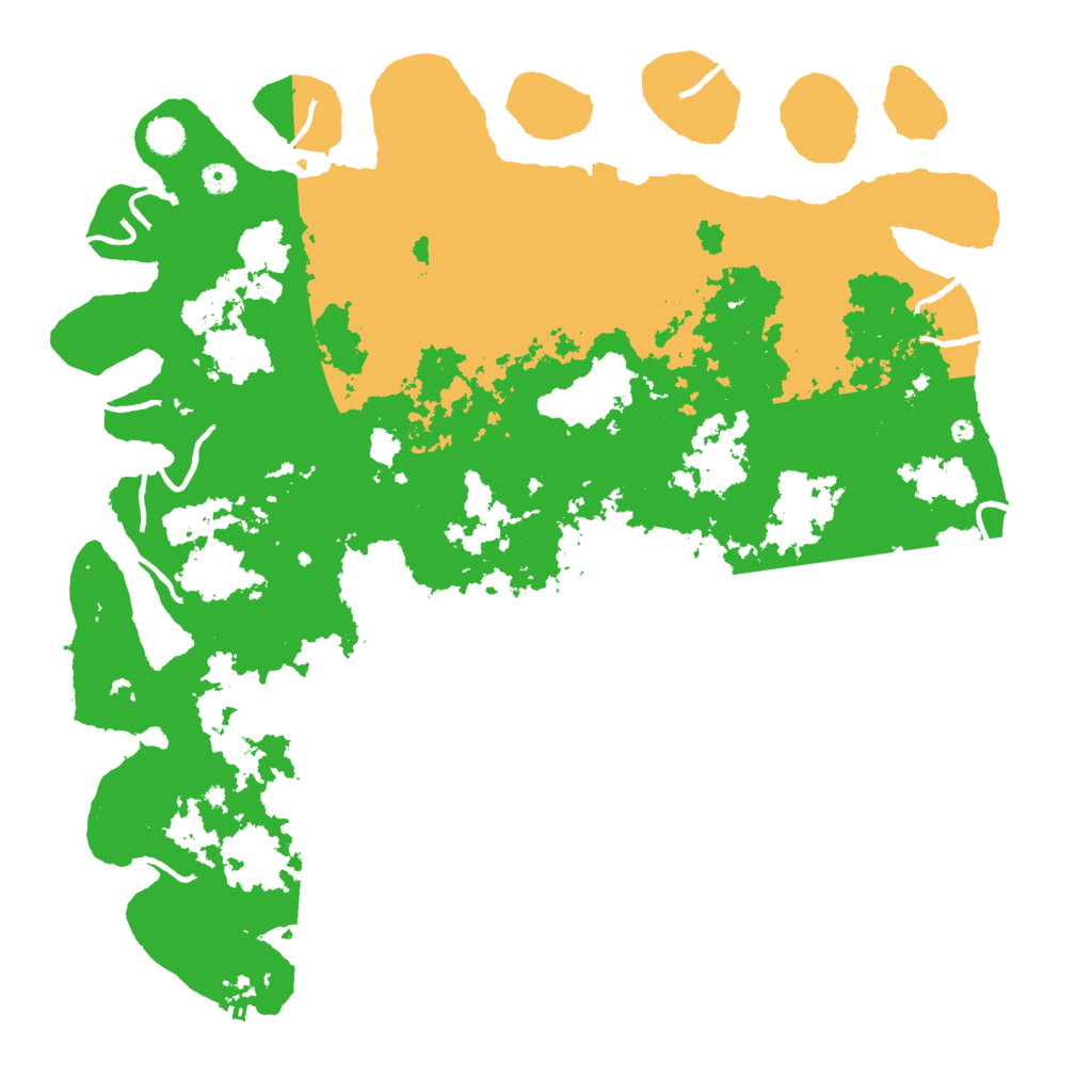 Biome Rust Map: Procedural Map, Size: 5000, Seed: 54