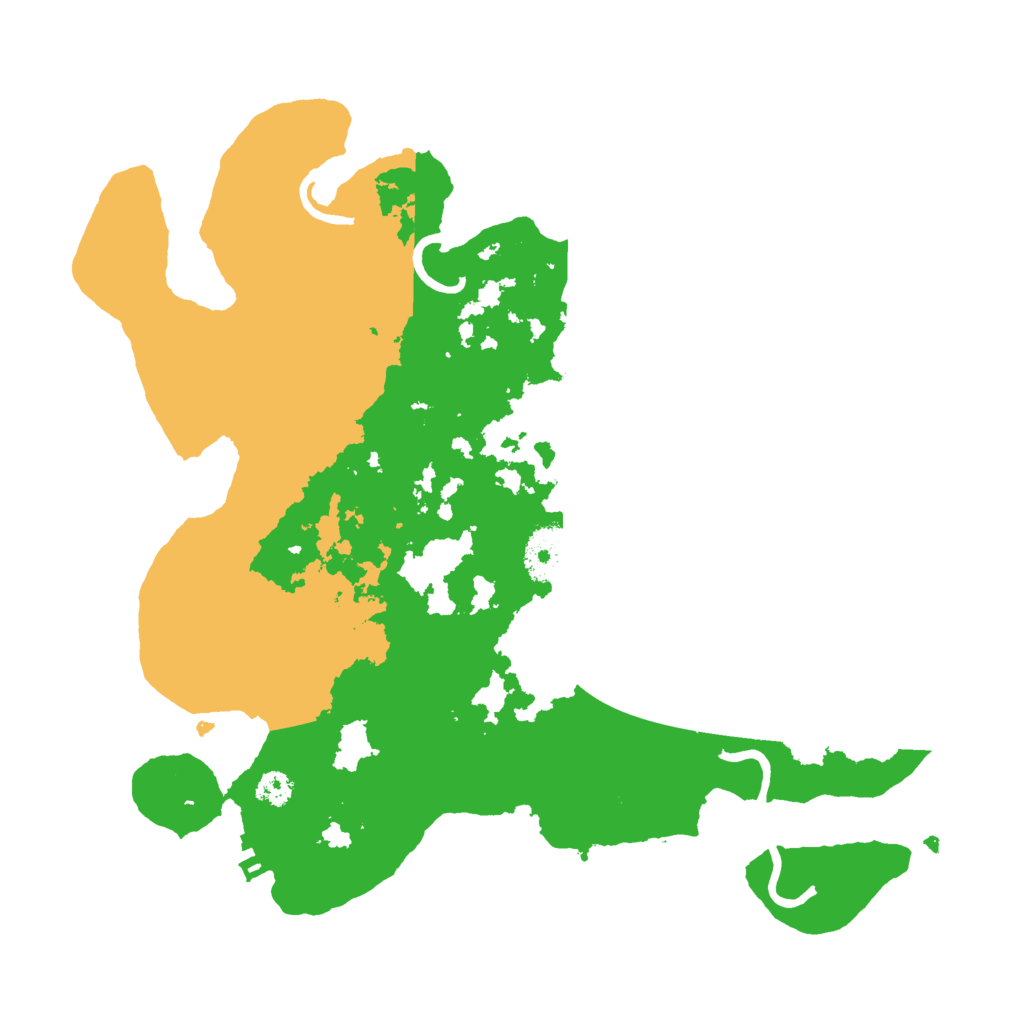 Biome Rust Map: Procedural Map, Size: 3000, Seed: 4556