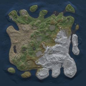 Thumbnail Rust Map: Procedural Map, Size: 3700, Seed: 31144466, 18 Monuments